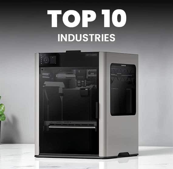 Top 10 Industries Revolutionized by 3D Printing in 2025