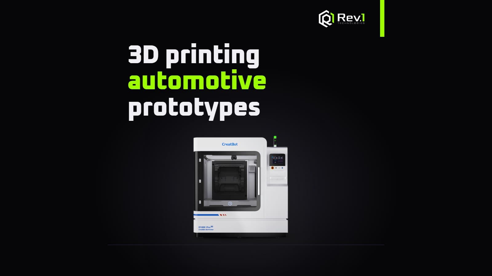 How 3D Printing is Transforming Automotive Prototyping?