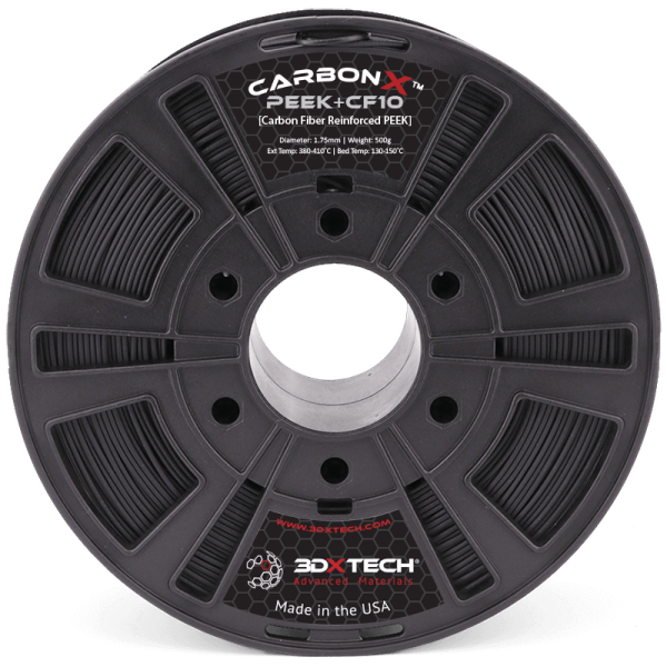 3DXTech CarbonX PEEK+CF10 PEEK CF10-//