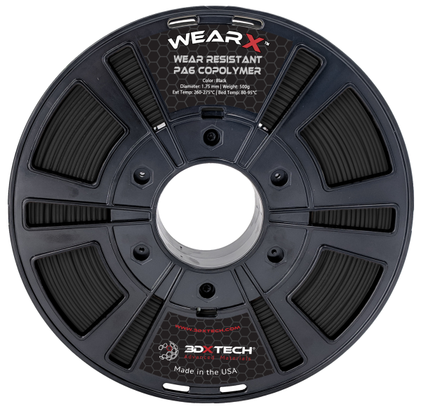 3DXTech WearX Wear Resistant Nylon Filament Wear Resistant Nylon-//