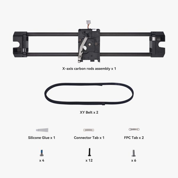 X-Axis Carbon Rods Assembly - Image 3